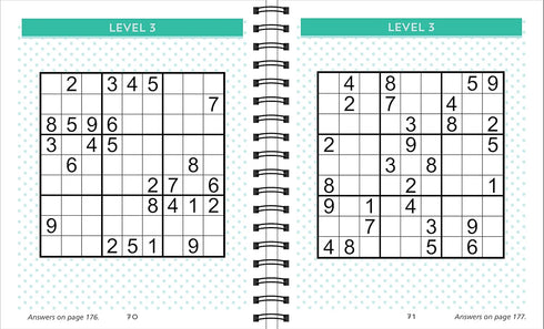 BRAIN GAMES LARGE PRINT SUDOKU PUZZLES